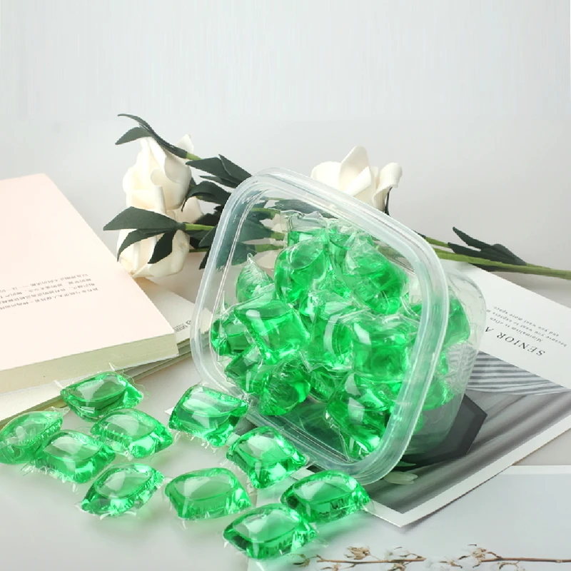 High Quality Laundry Ball Beads Portable Laundry Gel Stains Film Bead Ball Capsules Travel Washing Liquid Pod