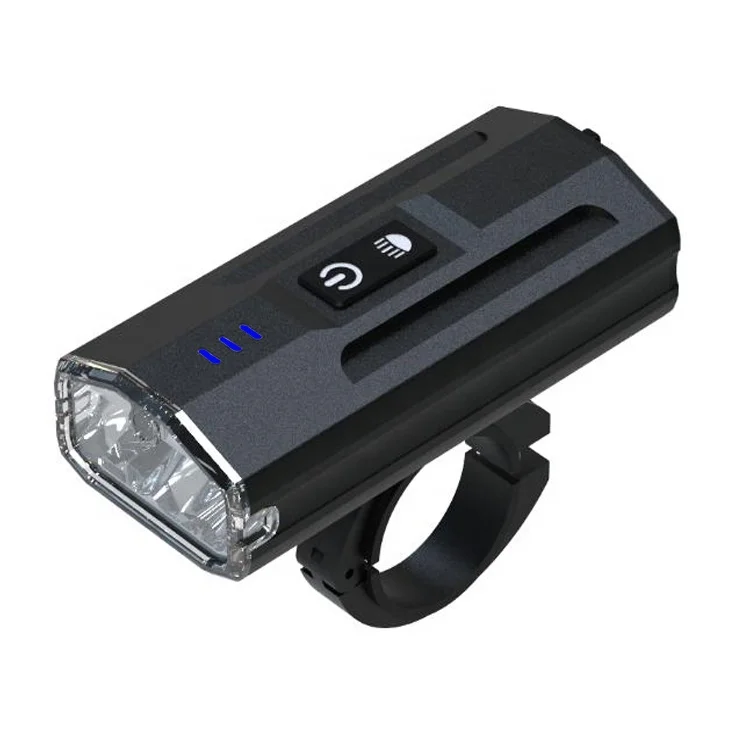 
Aluminum Alloy USB Rechargeable Bike Light Set 1000 Lumen Bicycle Front Light 