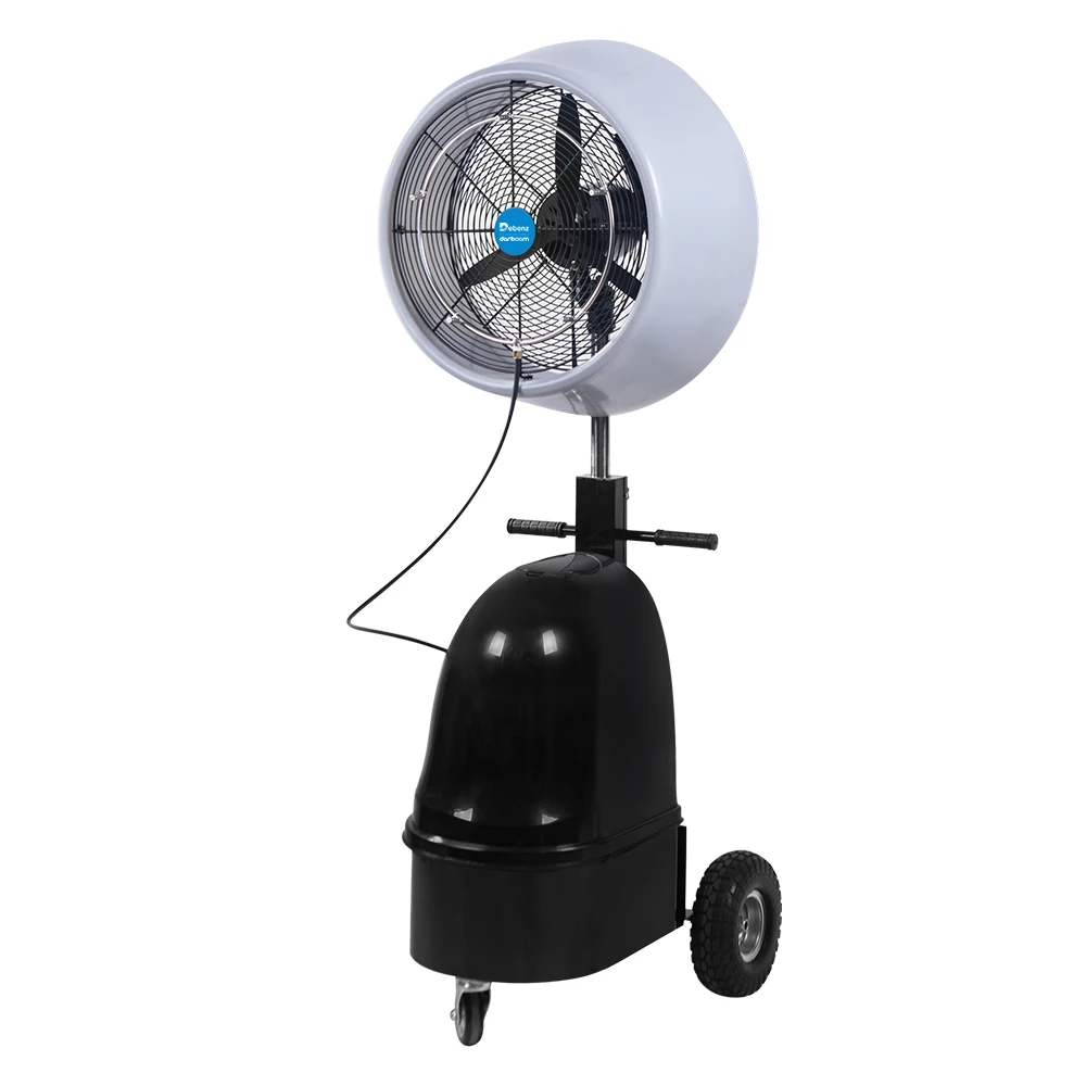 Fashion design  20 inch high pressure  model with 49L water tank outdoor electric water standing mist fan