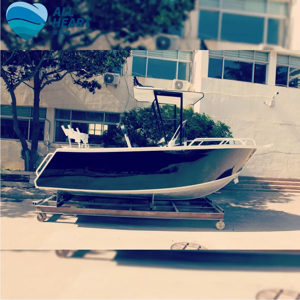 fishing boat potoon motor boat with cabin aluminum deluxe fishing boat classic yachts weihai js yacht co yacht engine shell