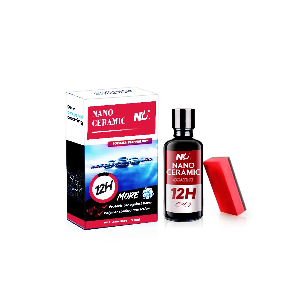50ml Car Paint Protection Wholesale Anti-scratch Hydrophobic Liquid Nano Ceramic Car Wax Coating 9H for car