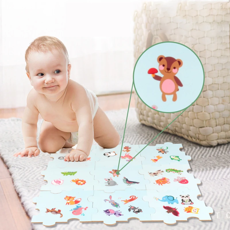 2024 multi functional a variety of pattern game board children favorite creative wooden find puzzle toys for preschool age child