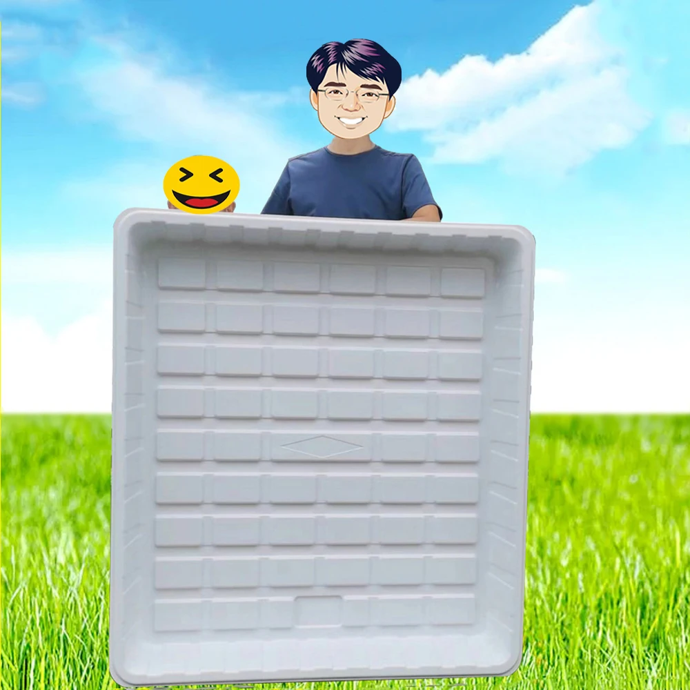 Tidal Tray Seedling Bed ABS Panel Greenhouse Shed Three-Dimensional Mobile Nursery Tray for Orchid Flower Seedling