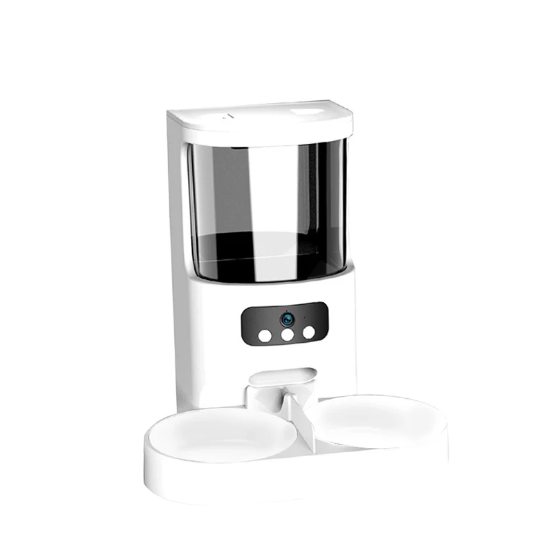 Top-Selling Automatic Cat Bowl with 5L Capacity Remote Control via APP WiFi Pet Food Feeder