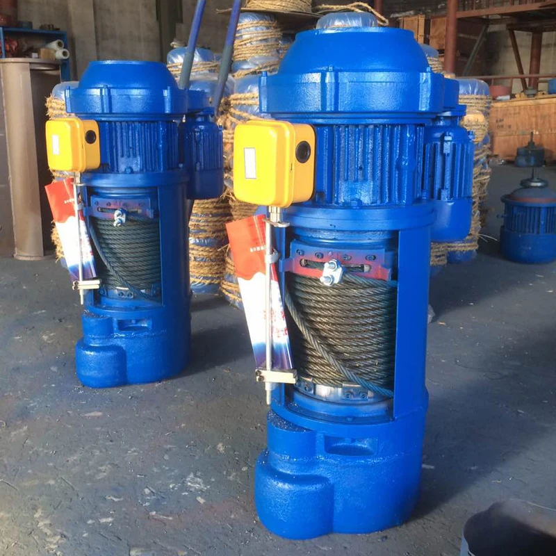 High Quality Electric Winch Wire Rope Hoist 1ton Electric Wire Rope Pulling Hoist