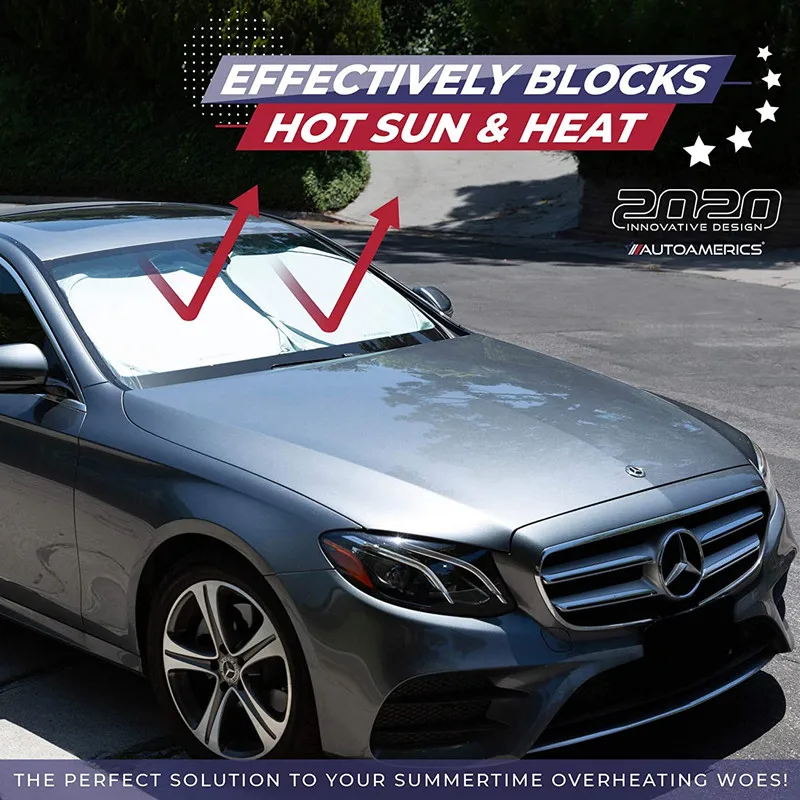 150*80cm Universal Car Front Windscreen Visor Can Shade the Sun Cut Off Ultraviolet Rays Reduce Temperature