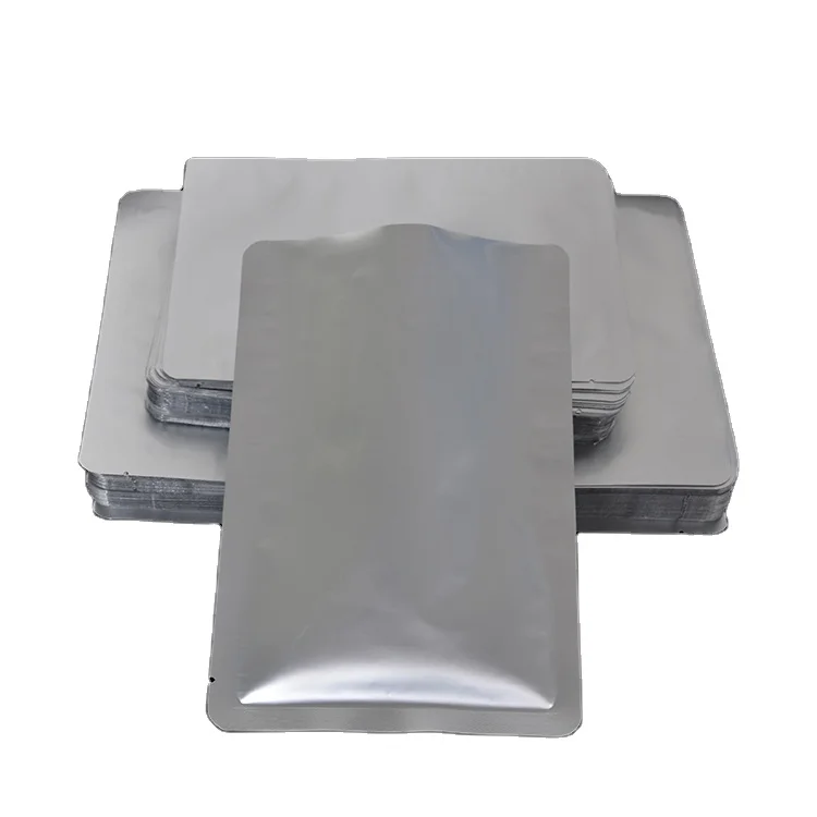 
China foil aluminum Vacuum Packing Bag three side seal bag 