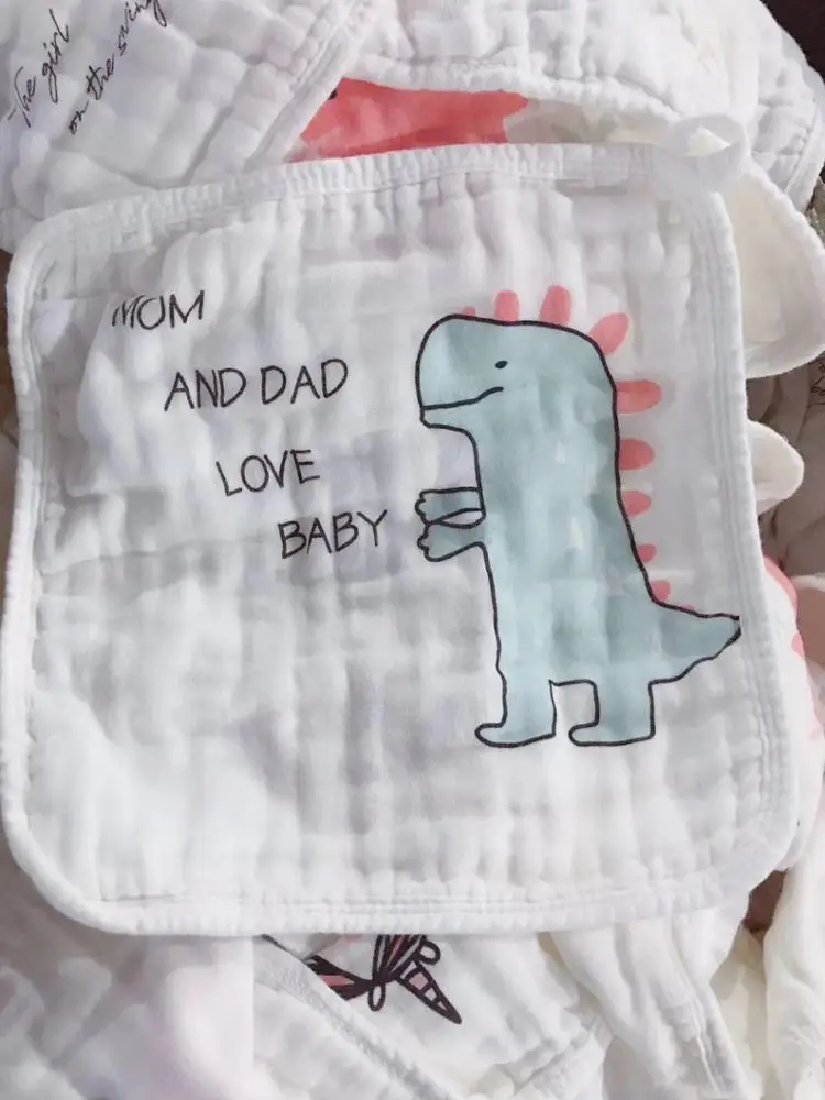 factory supplier 100% cotton new born baby wash towel muslin hand towel with logo baby wipe towel china product wholesale