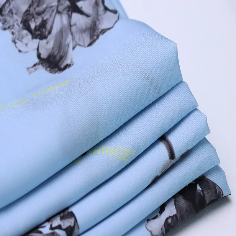 Digital printed 12mm 14mm 16mm 19mm 100% Dupion Silk Fabric For Dress