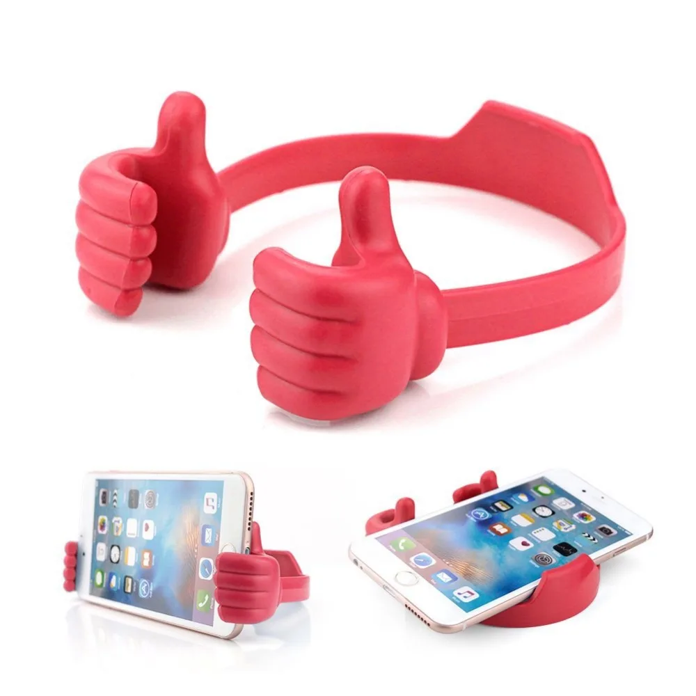 Promotion Gift Custom Portable Thumbs Up Finger Mobile Phone Stand