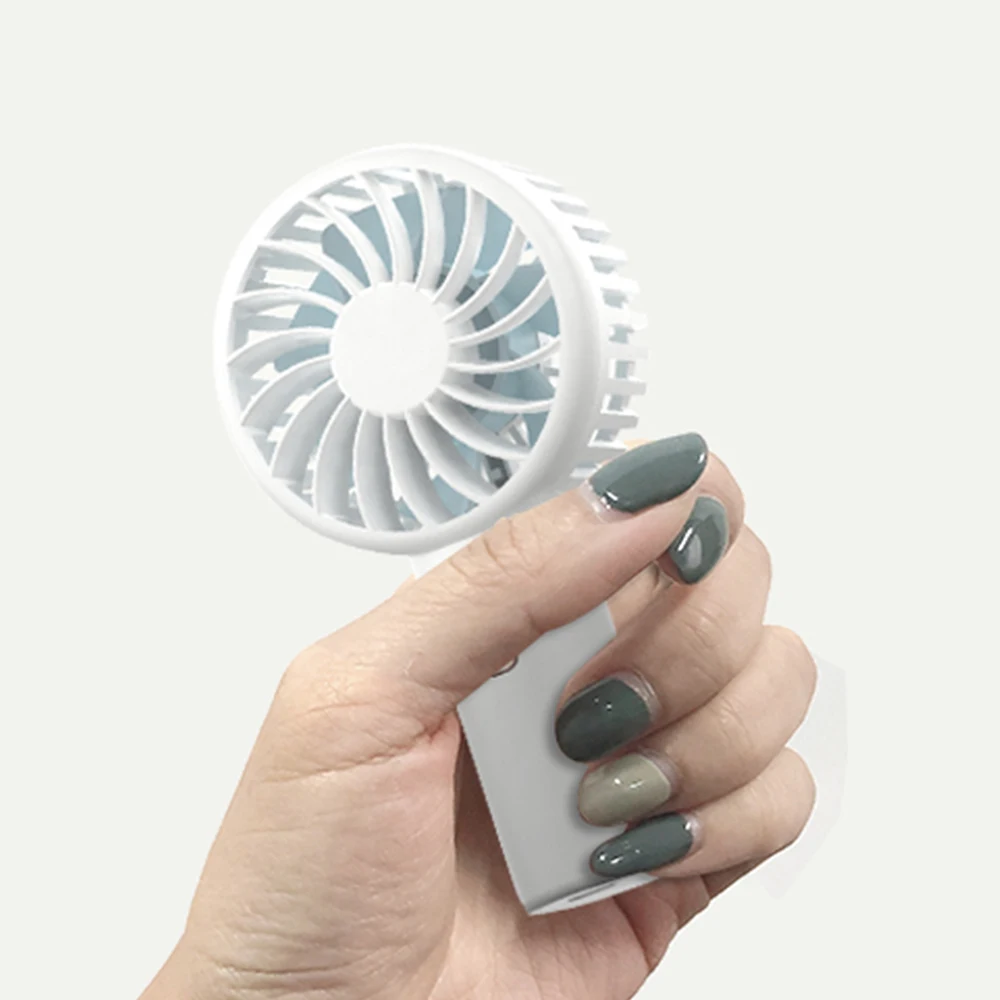 personal 2022 newest handyusb mini fan rechargeable portable Handheld Cooling Desk silent small Pocket fan