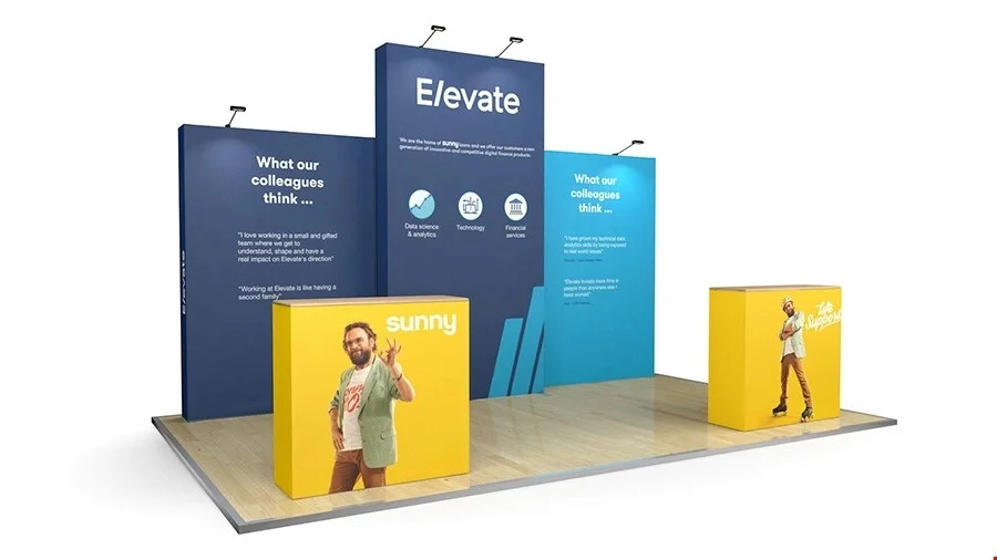 2019 China Import Expo Light Weight Standard Exhibition Booth Stand
