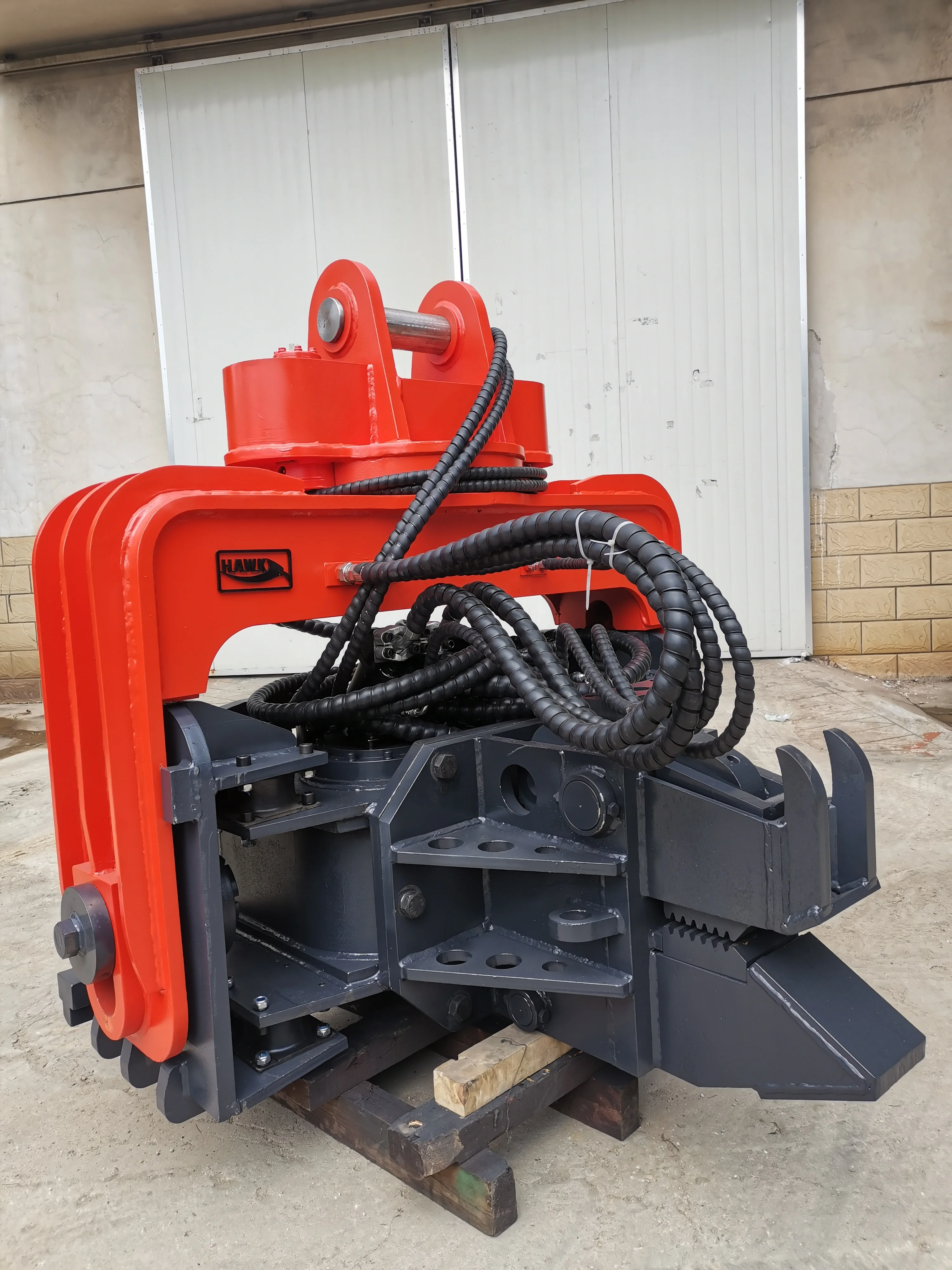 New Excavator Attachment Hydraulic Sheet Pile Hammer with Motor Machinery Parts Core Components