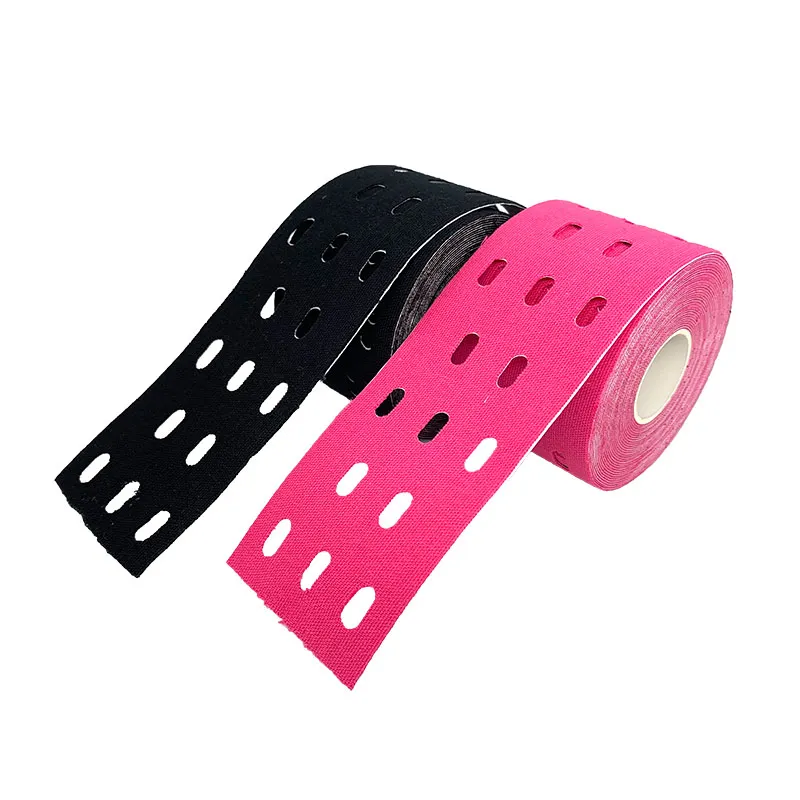 Wholesale Custom Cotton Waterproof Precut Muscle Kinesios Face Tape Fitness Sport Tape Medical Athletic Kinesiology Tape
