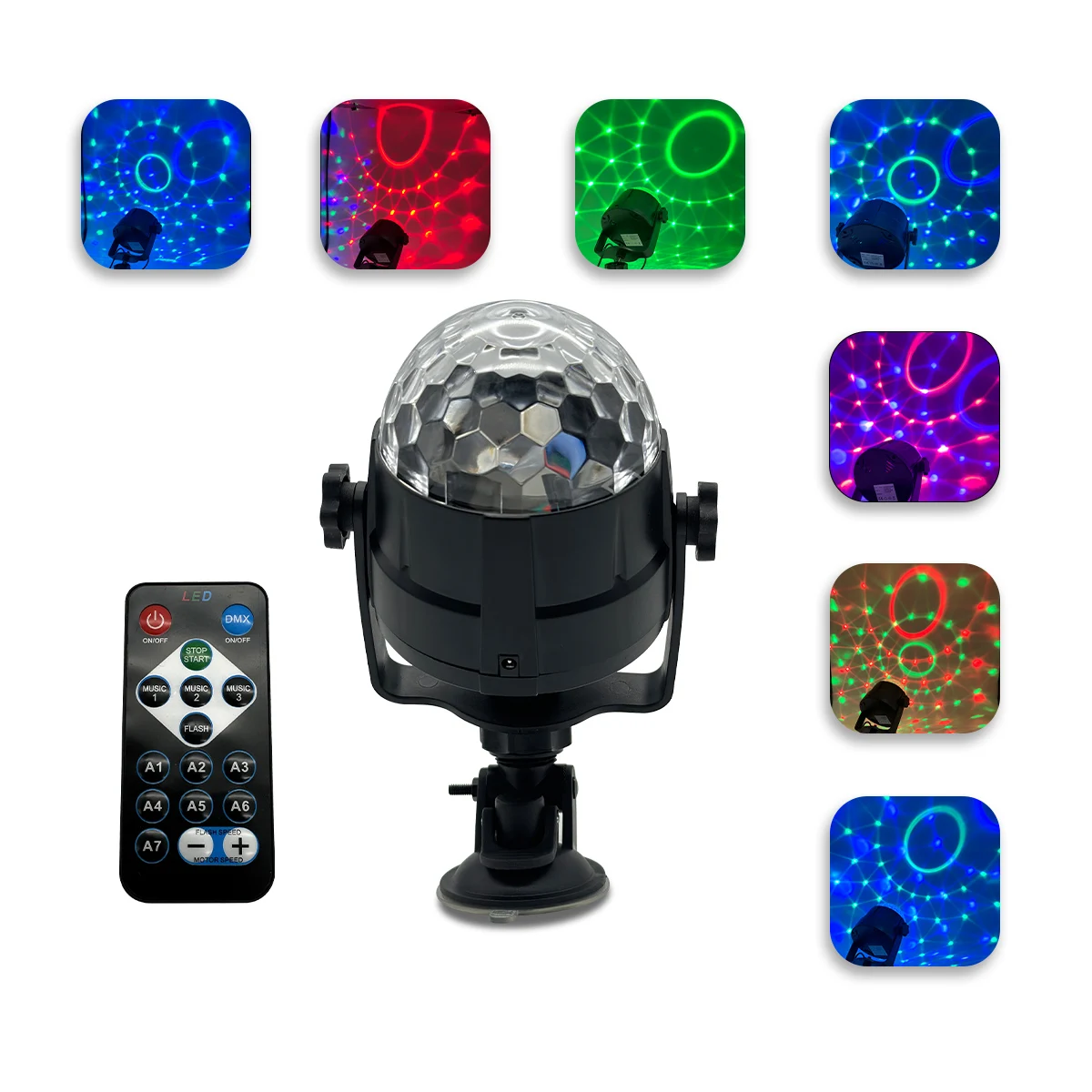 DJ Party Disco Ball Stage Light Party Sound Control Hanging Disco Home Bar KTV Luminous Lights