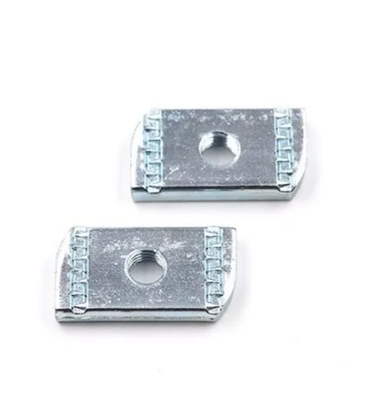 Solar fastener energy fittings channel steel fixing plastic wing nut spring nut solar mounting brackets