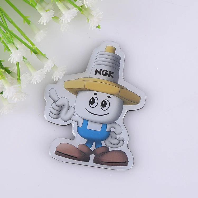 
high quality factory custom nice fridge magnet travel souvenir epoxy fridge magnet 3D crystal refrigerator magnet 