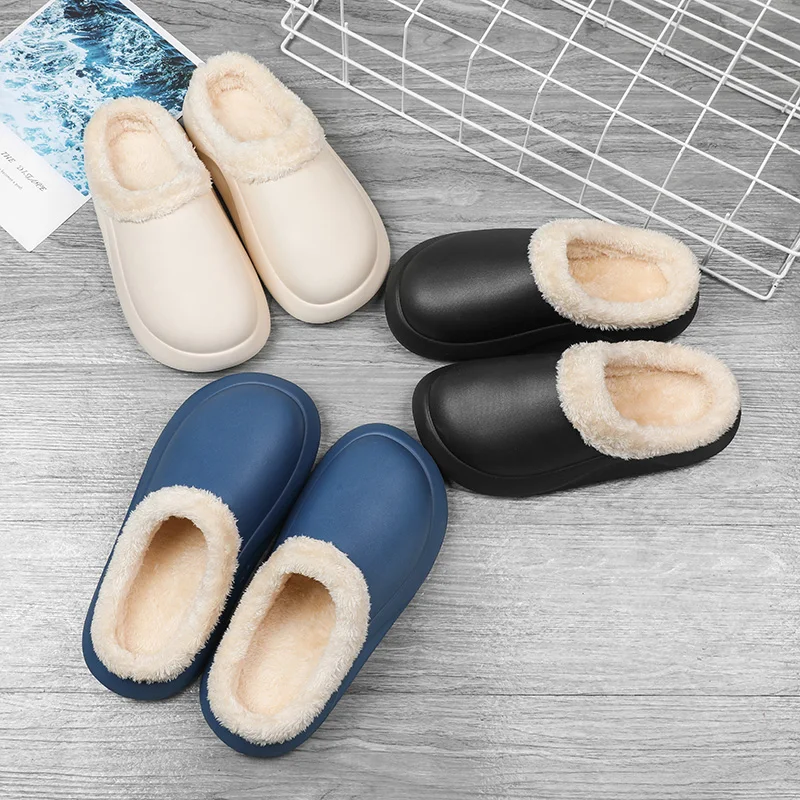 ladies slippers 2022 waterproof warm EVA slippers winter home cheapest slippers for women