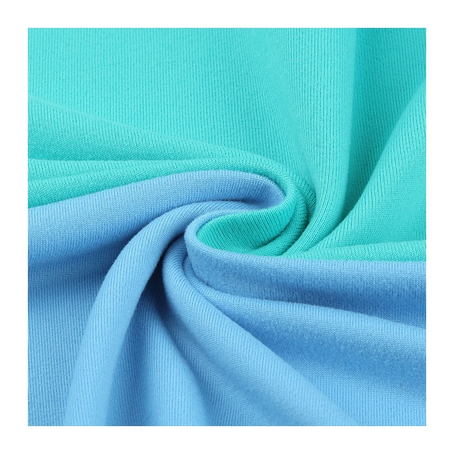 wholesale dty double brushed microfiber peach skin fabric 95 Polyester 5 spandex stretch Jersey T Shirt Yummy Milk Silk Fabric