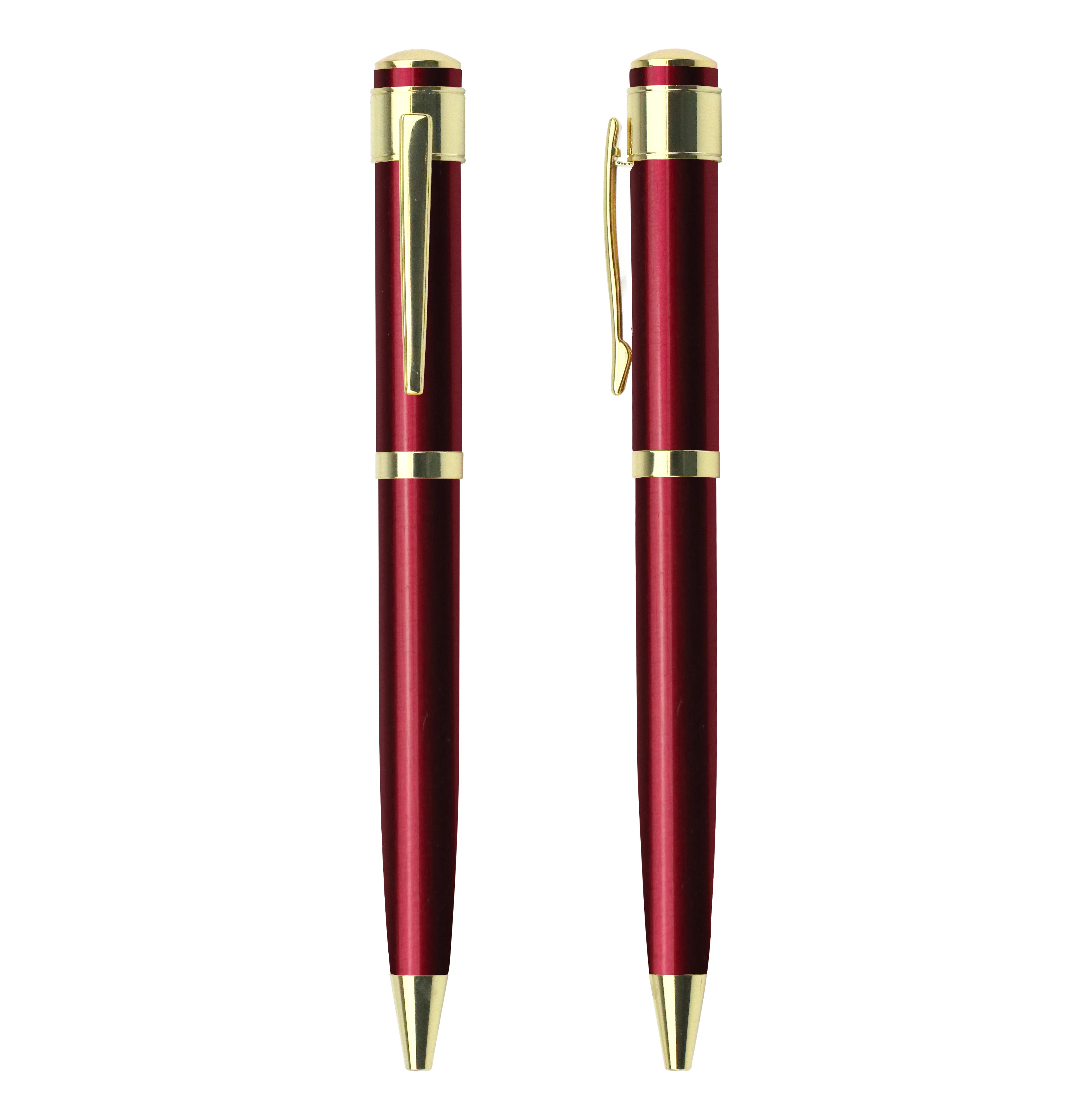 China Factory Hot Selling Design Logo Various Color Metal Ballpoint Pen