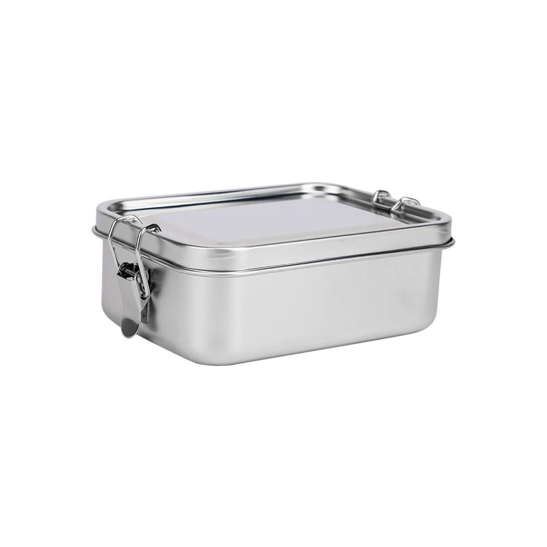 Stainless Steel Bento Lunch Box With Leakproof Plastic Lid Kids Steel Lunch Container For Teenagers Microwave Safe