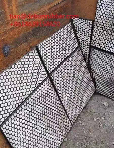 Ceramic Wear Lining Rubber Back Ceramic Liner