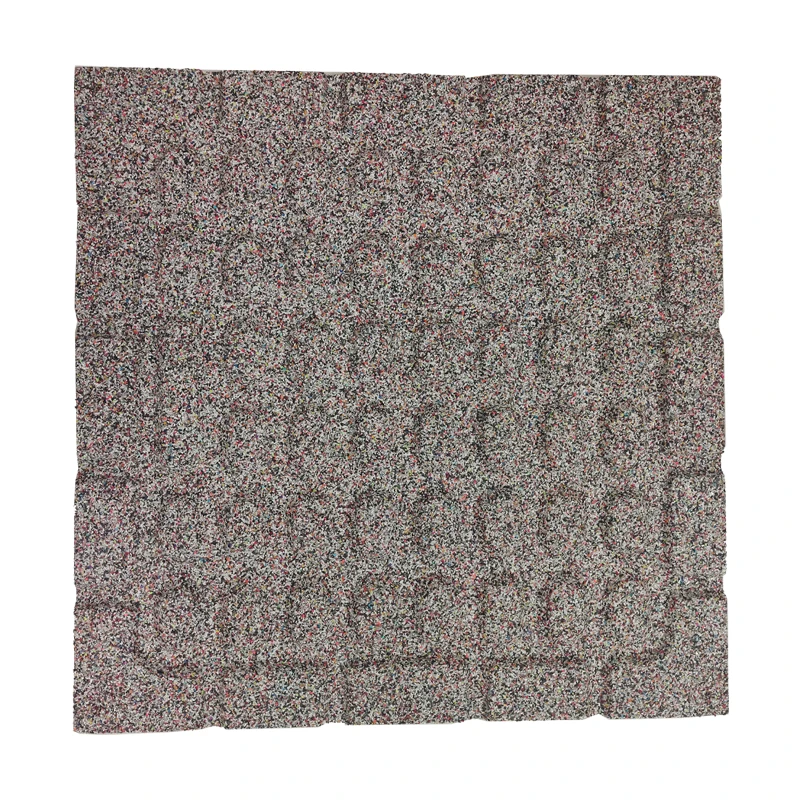 Water-Proof Easy to Clean Rubber Flooring Tiles GYM Rubber Mats Grey Color 10MM 15MM 20MM