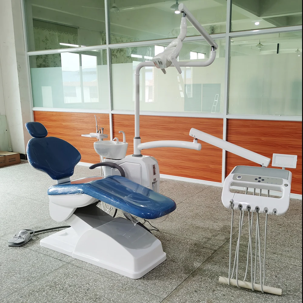 AliGan Dental Equipment Fashionable Style Dental Chair With Implant Function Stable Base Of High Level Model Integral Unit Set