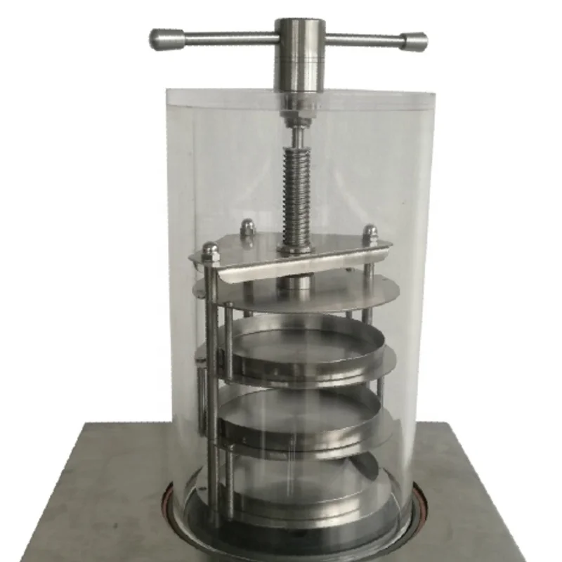 CE 60C Degree 6Kg Vial Rubber Stopper Sealing Lyophilization Freeze Dryer