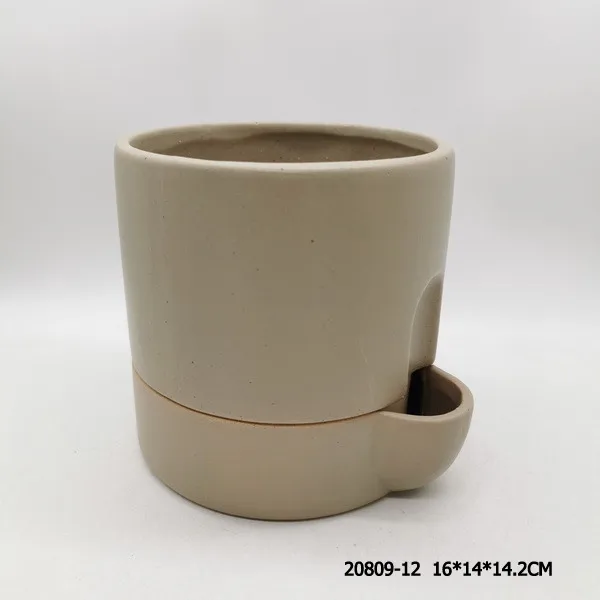 Ancient Ceramic Morandi orchid plant  garden  Flower pot planter