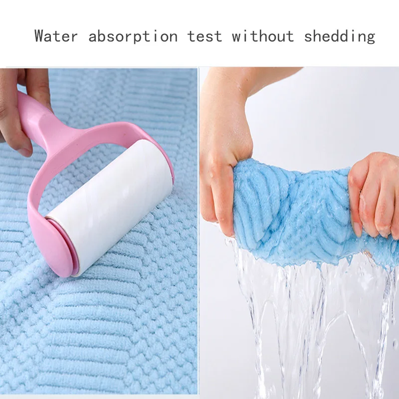 Coral velvet absorbent towel wholesale 2 pieces set thickened gift bath towel set wholesale logo beach mother set towel