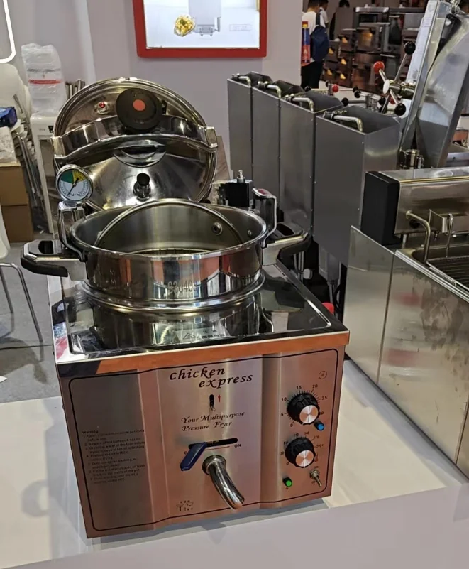 Mdxz-16 столешница курица Экспресс электрическая Автоматическая Коммерческая фритюрница/автоматическая Паровая фритюрница