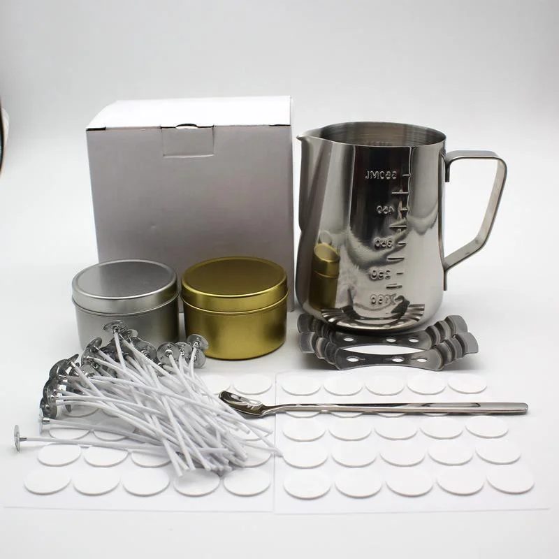 2023 Hot Sale Unique Design Diy Candle Making Kit Set Accessories With Burner for Home Handmade Oem