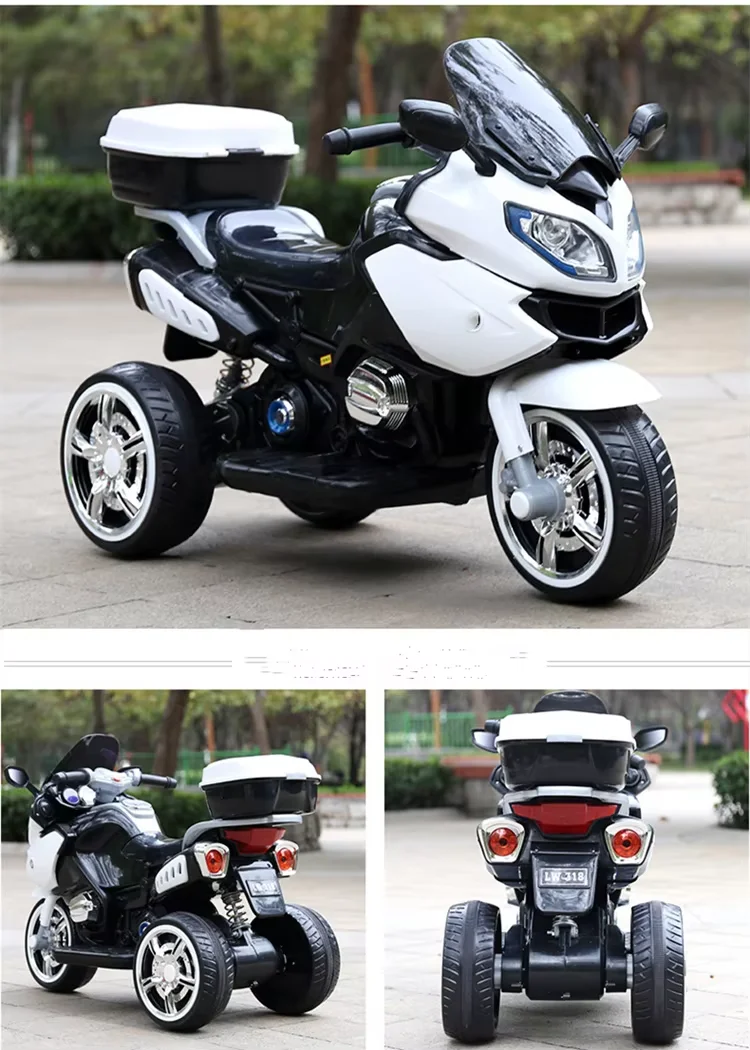 Wholesale Unisex Baby Electric Motorcycle Toy New Design Cheap Plastic Tractor 6V Battery Powered Motorbike Kids 2-12 Years Old