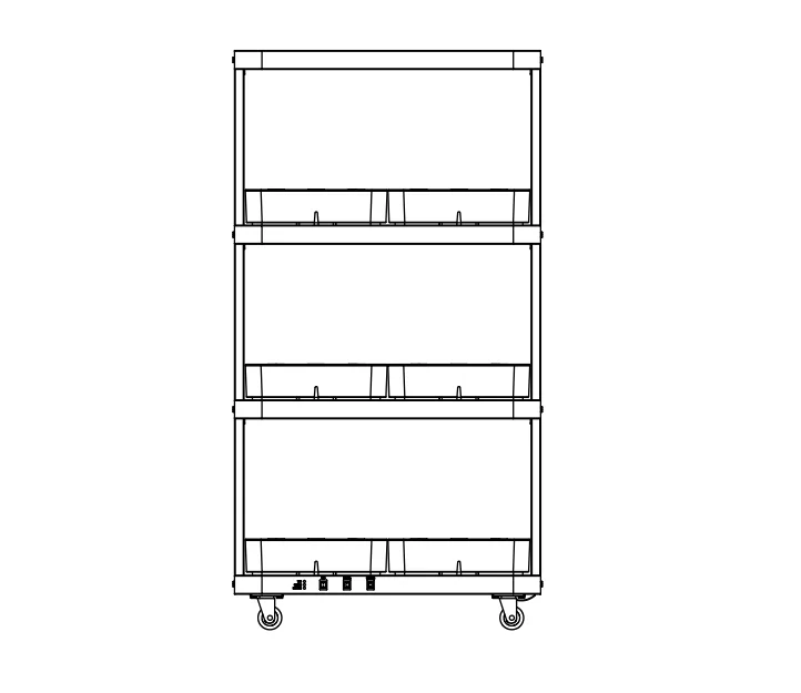 Indoor growing hydroponic system 120W vertical plant growing green environmentally friendly recycling system