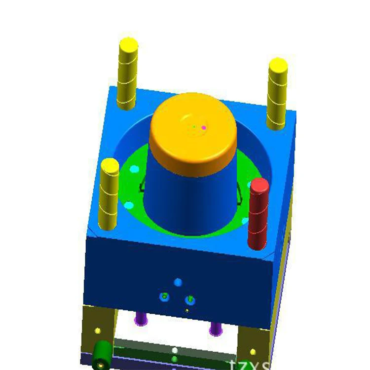 Custom 2L 5L 10L 20L 25L 5 gallon food grade safe paint colorful plastic buckets with lids handle price