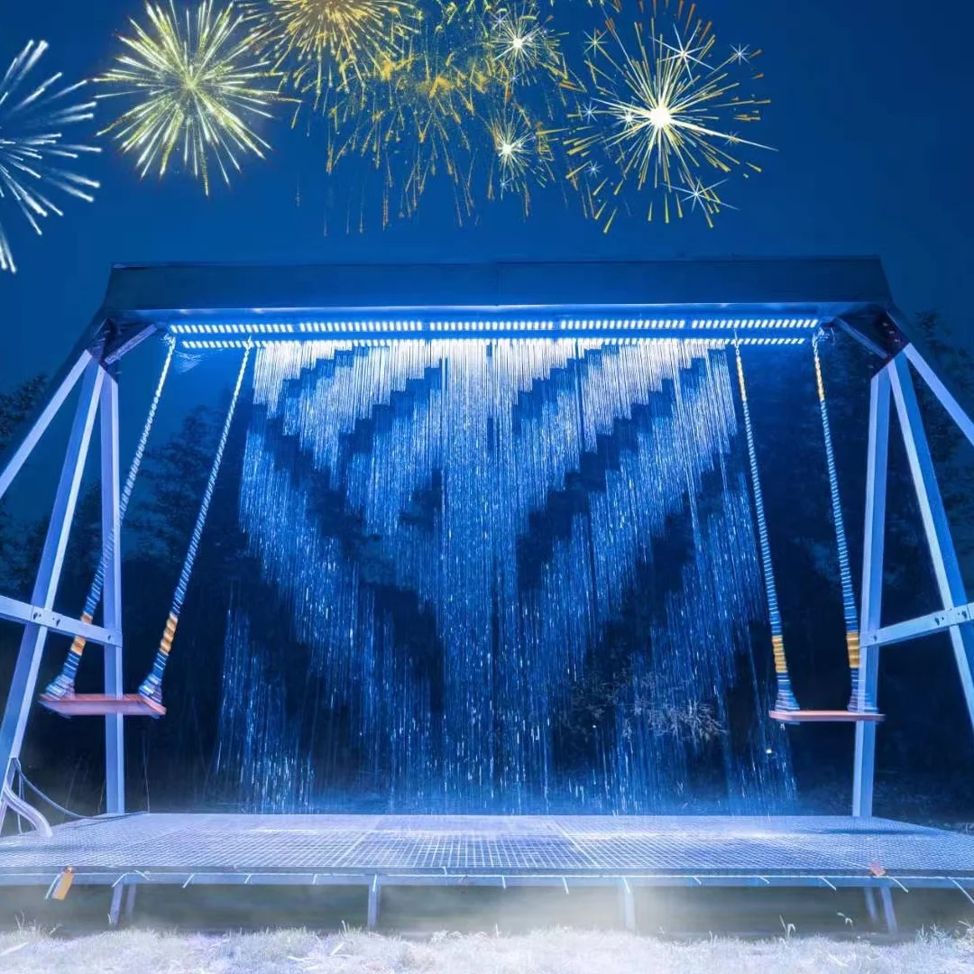 Outdoor Laminar Jet Music Water Fountains Jumping Cutting Fountain Jet