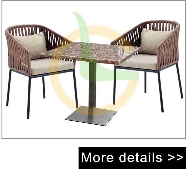 
LIGO hot sale modern french kitchen restaurant dinning aluminum outdoor garden dinning set 
