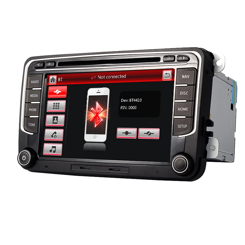 RNS 510 car radio for Volkswagen Golf Polo Passat b6 b7 Tiguan octavia with 3G GPS BT Radio USB SD Steering wheel Control