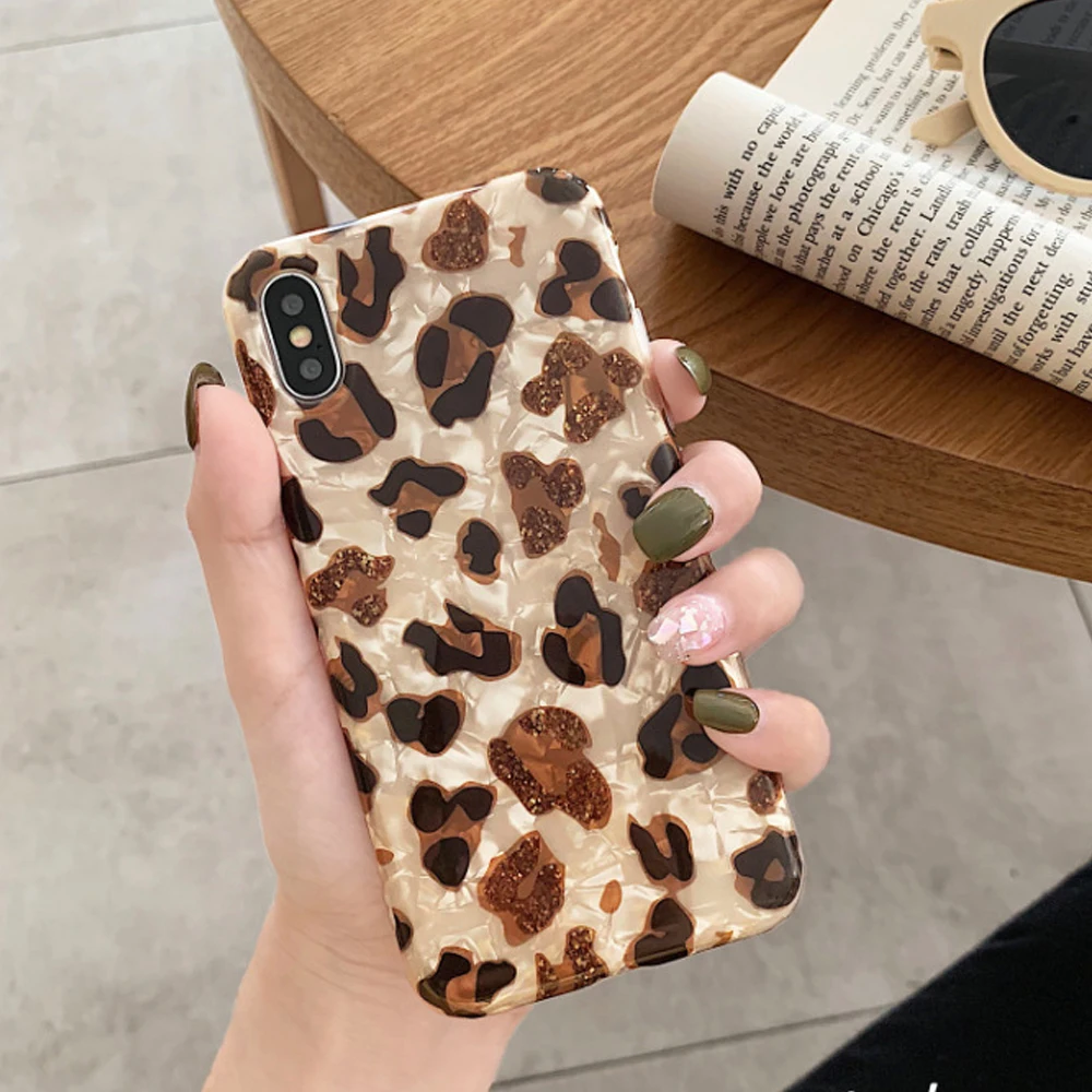 Any Design Available  Glitter Pearly-lustre Flower TPU Marble Shell  IMD case back cover Never fade For OPPO A15