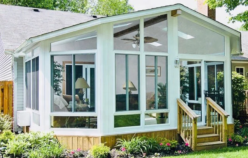 DSB 10 years warranty PVC for sales aluminum solarium room casement