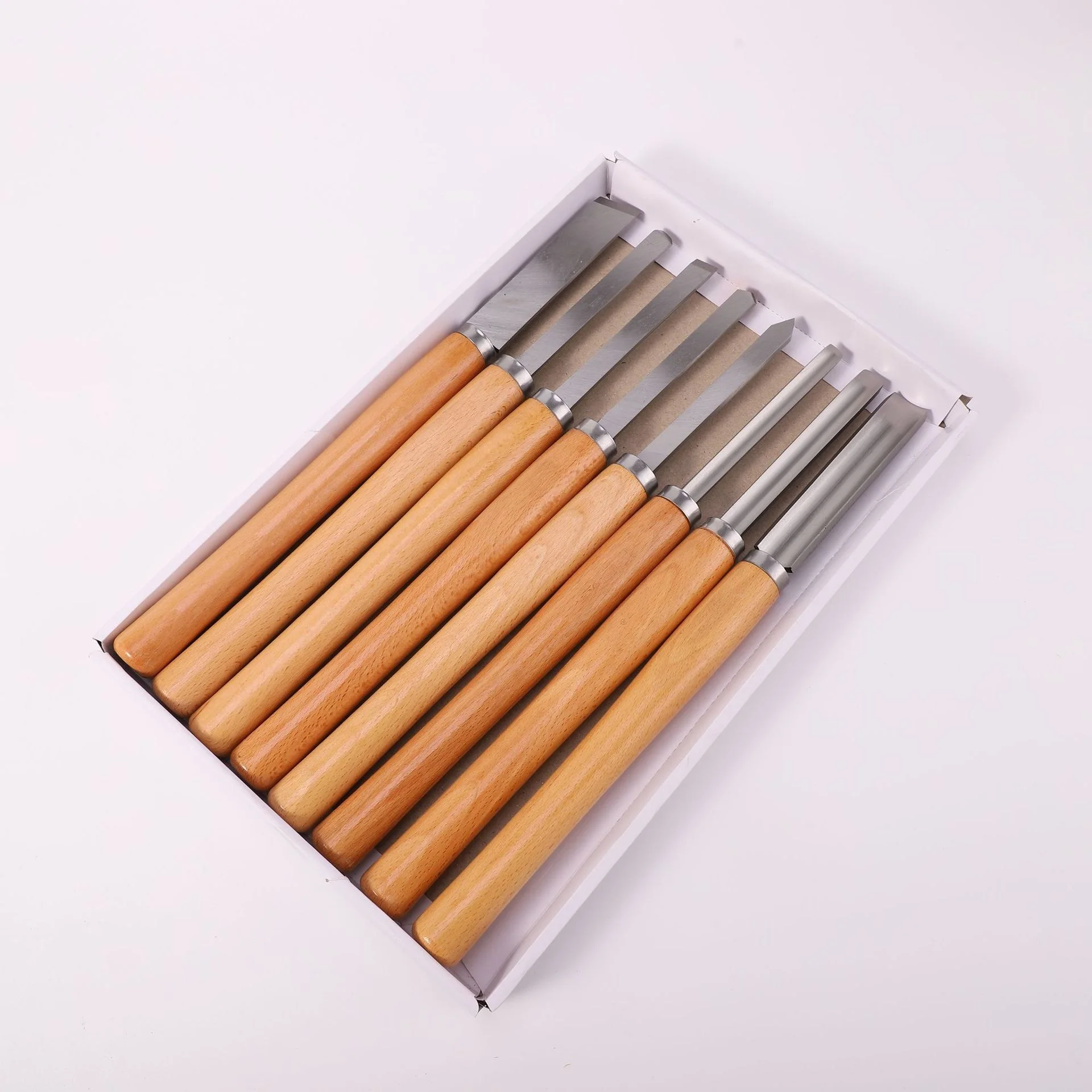 Low Priced Lathe Turning Tool Chisel Set Made of HSS and Wood Handle for DIY Woodwork