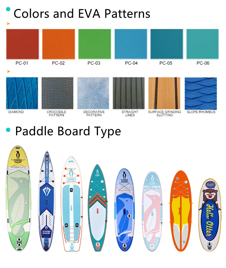 Portable Inflatable Wave Rider Paddle Surf Board for Water Sports Stand-Up Paddleboarding & Accessories for Touring Sup