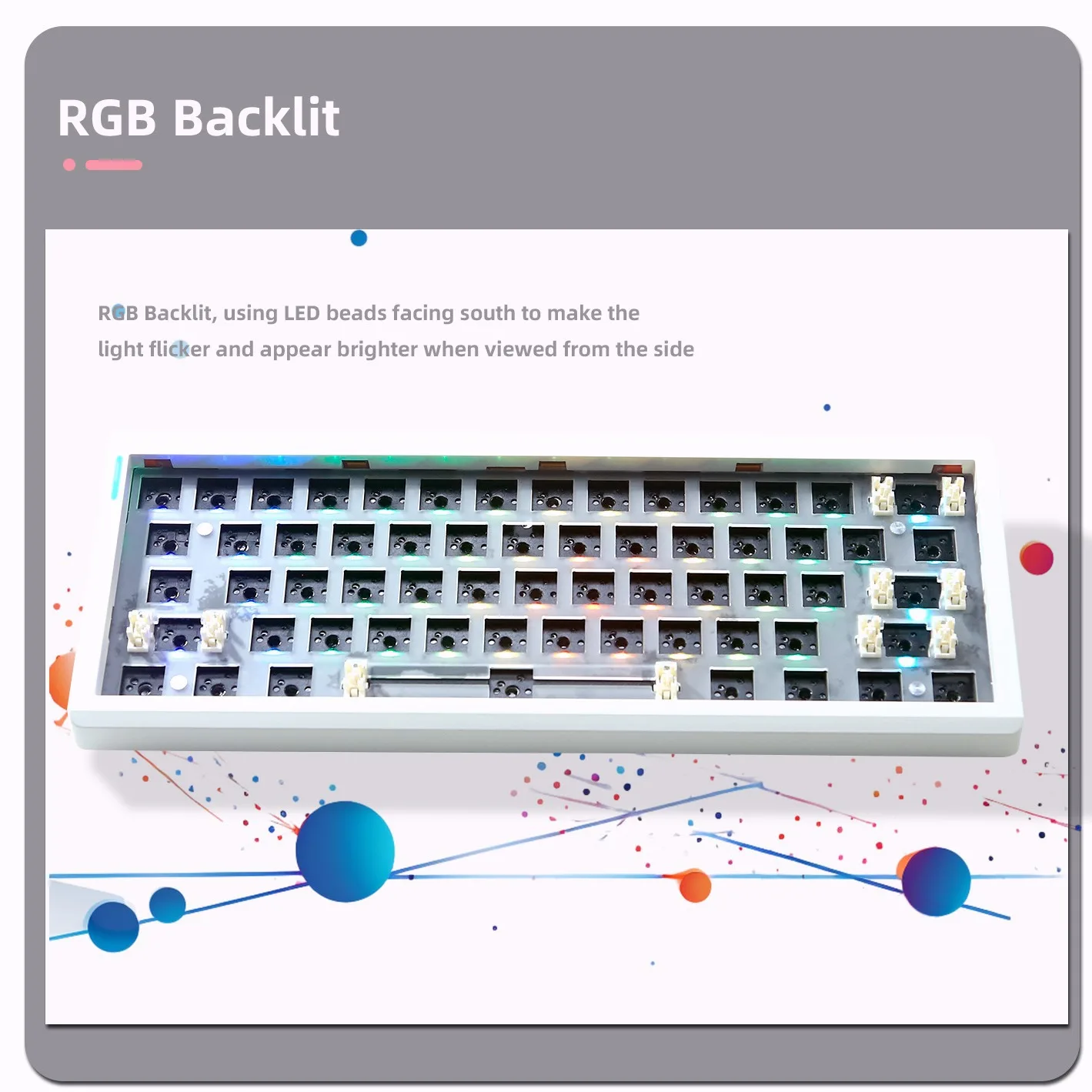 Цифровая клавиатура GMK26 2 4 ГГц/BT5.0/Проводная программируемая макро RGB подсветка поддержка QMK через пользовательский комплект механической клавиатуры