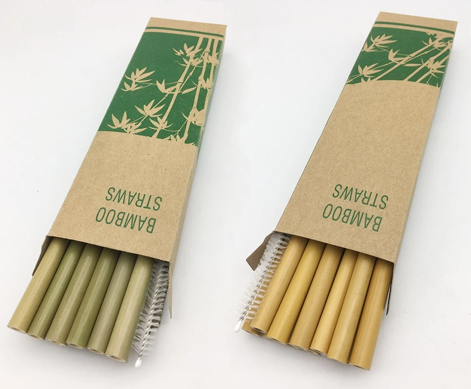 Wholesale Amazon top seller 2021 green bamboo straw sustainable eco friendly products