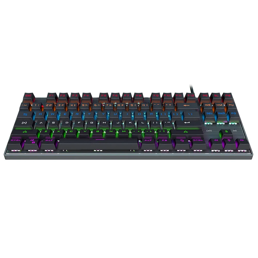 Ready to ship rgb led light arabic computer keyboard for gaming mechanical keyboard