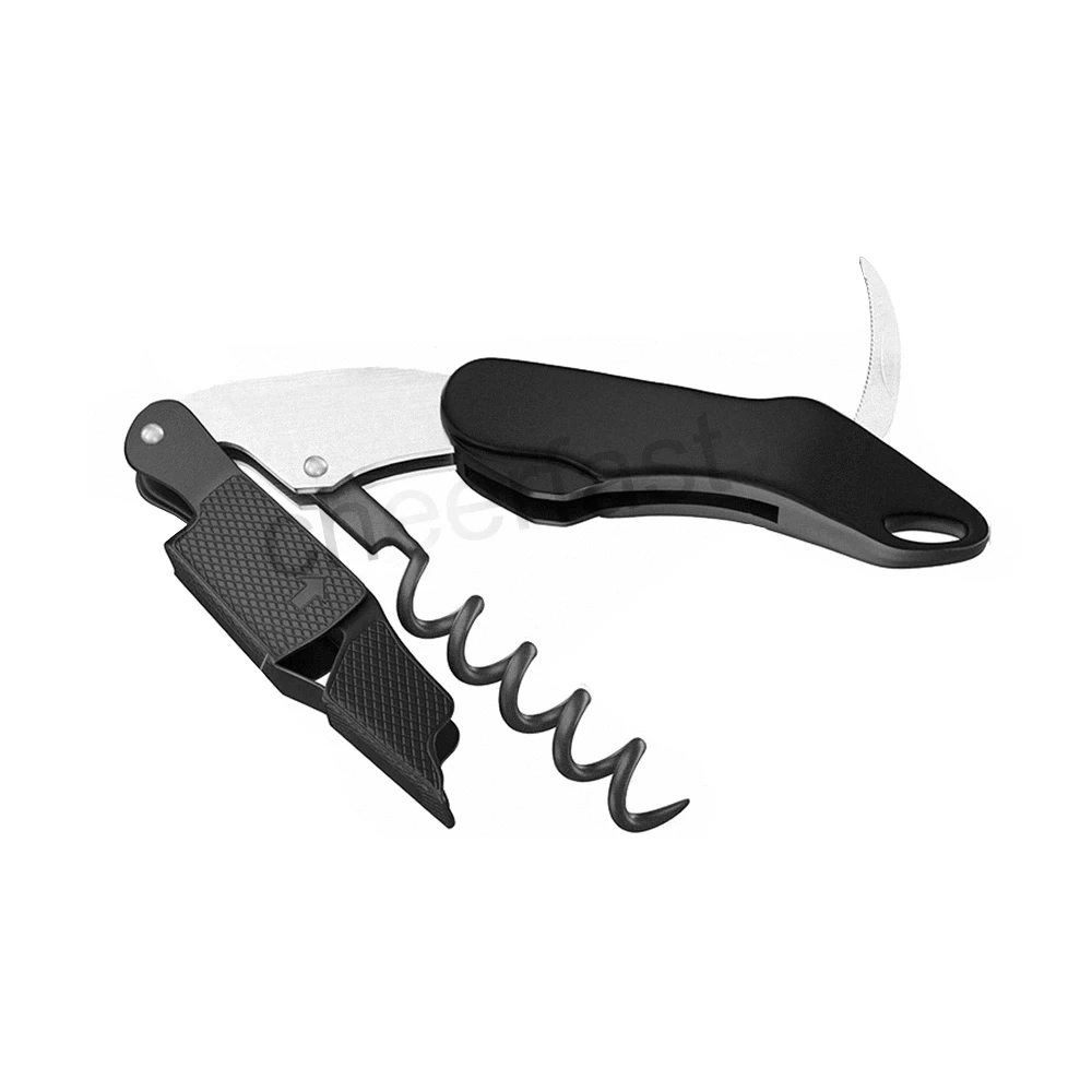 Welcome Printing Logo Foil Cutter Wine Key Plastic Corkscrew Wine Opener Wine Opener Corkscrew 3 In 1 Corkscrew New Design