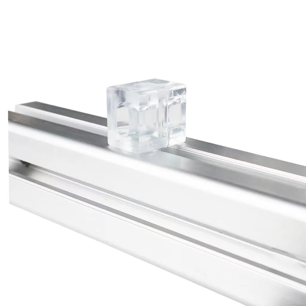 Interval Connection Block Industrial Aluminum Profile Accessories Transparent Rubber Granules 2020/3030/4040/4545 Plastic Block
