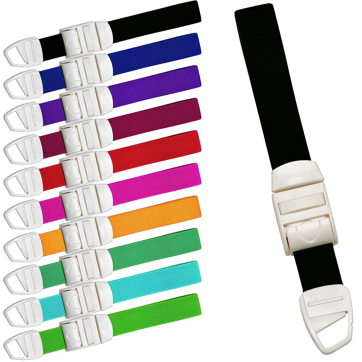 New design Medical Latex Free Specimen Collection Plastic Hospital Single Use Disposable Tourniquet