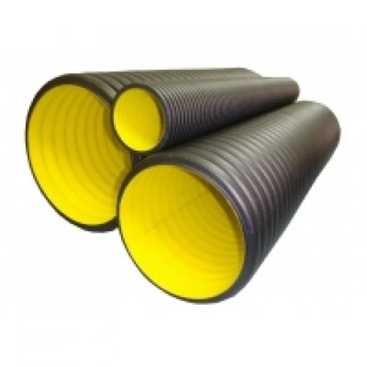Twin Wall Black Price Flexible Electrical Conduit Pipes Hdpe Double-wall Corrugated Pipe